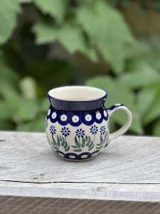 Small Polishware Round Mug 'Lavender'