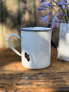 Vintage Enamel Measuring Jug