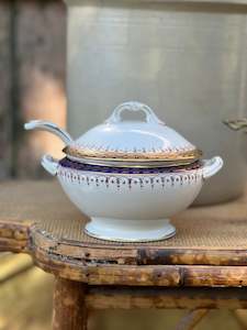 Wedgewood Tureen & Spoon