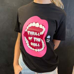 Cafe: Thrill of the chill tee