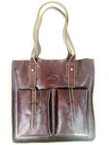 Handbag: TOP QUALITY LEATHER TOTE BAG