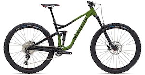 Bicycle and accessory: Marin Alpine Trail 7 Enduro Bike Green/Black/Orange Medium