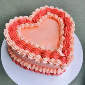 Vintage Heart Cake