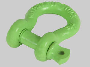 Recovery368203346: Bow Shackle Rated 1.5T 7/16 GREEN