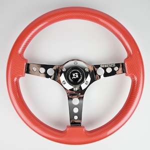 Watermelon Mahogany Steering Wheel *SCARLES*