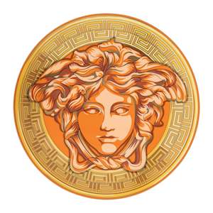 Versace Medusa Amplified Service Plate 33cm Orange