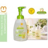 Babyganics alcohol free foaming dish bottle soap - mummum