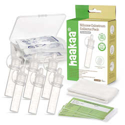 6Pc Silicone Colostrum Collector Set (4ml) - Pre-Sterilised - Haakaa