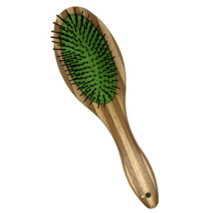 wooden dog brush (two sides)