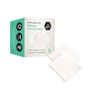 reusable wool make up remover pads (pack of 10)