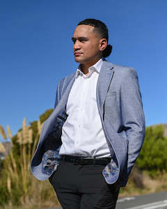 Menswear: Thomson & Richards | Sports Jacket | Cotton-blend | Blue | CLEARANCE