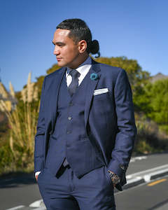 Savile Row | Merino Wool Suit Jacket | FW1-Navy