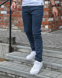 Menswear: Berlin | Stretch-cotton Jeans | Mid-Blue