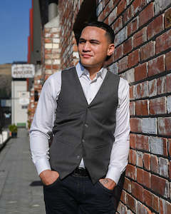 Ex Rental | Waistcoat | Charcoal Grey