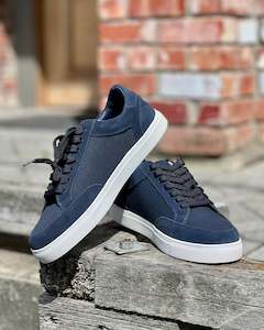 Calmino | Men's Sneakers | Canvas and Genuine Suede Uppers