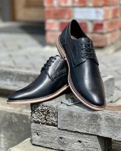 Menswear: Ferracini | Men's Dress Shoes | Genuine Leather | Black