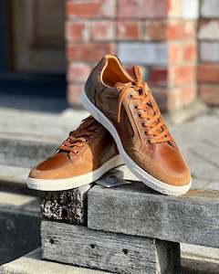 Londons Life | Casual Shoes | Genuine Leather & Suede | Tan with White Soles | CLEARANCE