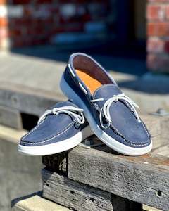 Italiano | Suede Boat Shoe | Sky Blue | CLEARANCE