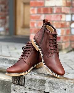 Ferracini | Genuine Leather Dress Boot | Mid Brown | CLEARANCE