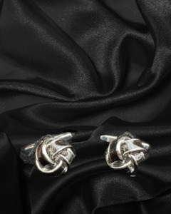 Menswear: Cufflinks | Silver knots