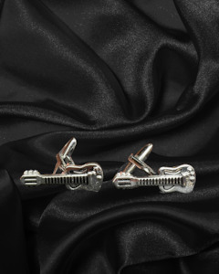 Cufflinks | Electric Guitar | Silver Colour