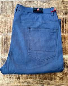 Michel Rouen | Stretch Cotton-blend pocket shorts | Blue | CLEARANCE