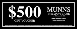 Munns Gift Voucher | To the Value of $500