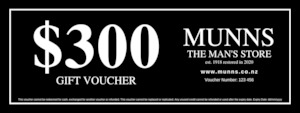 Munns Gift Voucher | To the Value of $300