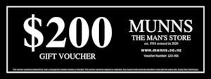 Munns Gift Voucher | To the Value of $200