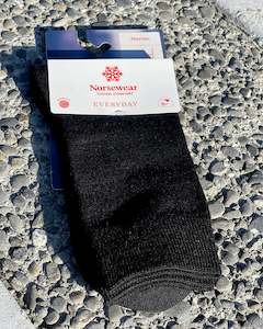 Norsewear | Merino-blend Socks | 1 pair | Black