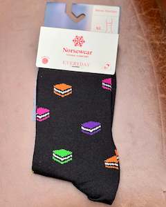 Duthie & Bull | Merino Blend Socks | 1 pair | Allsorts-Black