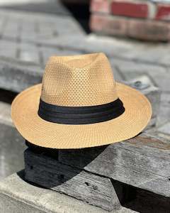 Menswear: Electric Pukeko | Tobias | Trilby-style Hat | Paper-Cotton Mix