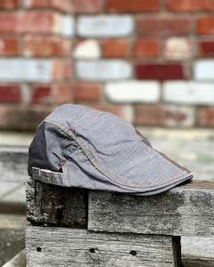 Menswear: Electric Pukeko | General | Cheesecutter Cap | 100% Cotton | Grey