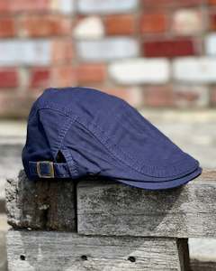 Electric Pukeko | Chester | Cheesecutter Cap | 100% Cotton | Navy