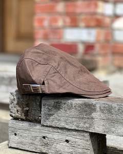 Electric Pukeko | Birmingham | Cheesecutter Cap | 100% Cotton | Mid-Brown