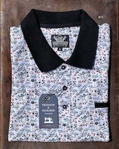 Menswear: Thomson & Richards | Short-sleeve Polo Shirt | Cotton Mix | Clearance