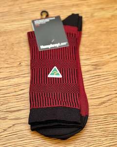 Humphrey Law | Merino Wool Health Socks | Red & Black | 1 pair