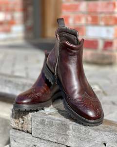 Italiano | 100% Leather Dress Boot | Dark Brown