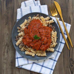 Fusilli Bolognese - Muscle Chow