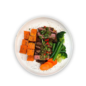 CHIMICHURI STEAK AND KUMARA - Muscle Chow