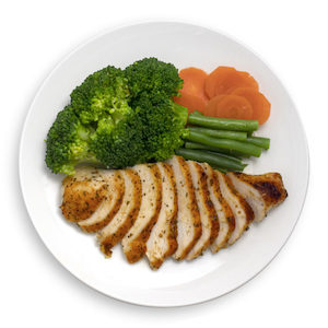 Free Range Chicken Breast with Mixed Vegetables - Muscle Chow