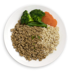 Turkey Mince with Brown Rice and Mixed Vegetables - Muscle Chow