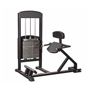 Gymnasium equipment: 348 Gymleco Seated Calf Press 45°