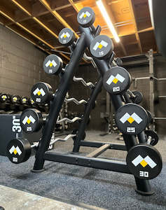 Gymnasium equipment: Fixed Urethane Barbells