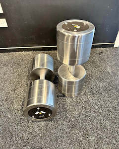 MD 90kg Heavy Duty Chrome Dumbbells