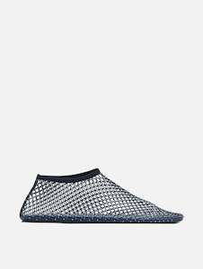 Womenswear: Minette Flat in Blue Graphite