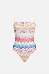 Wave Swimsuit in Multi