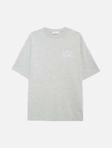 Womenswear: Myers Serif Tee in Washed Heather Grey