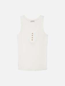 Alessia Tank in Ivory