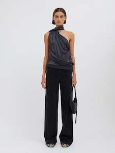 Womenswear: Deconstruct Denim Jean in Black